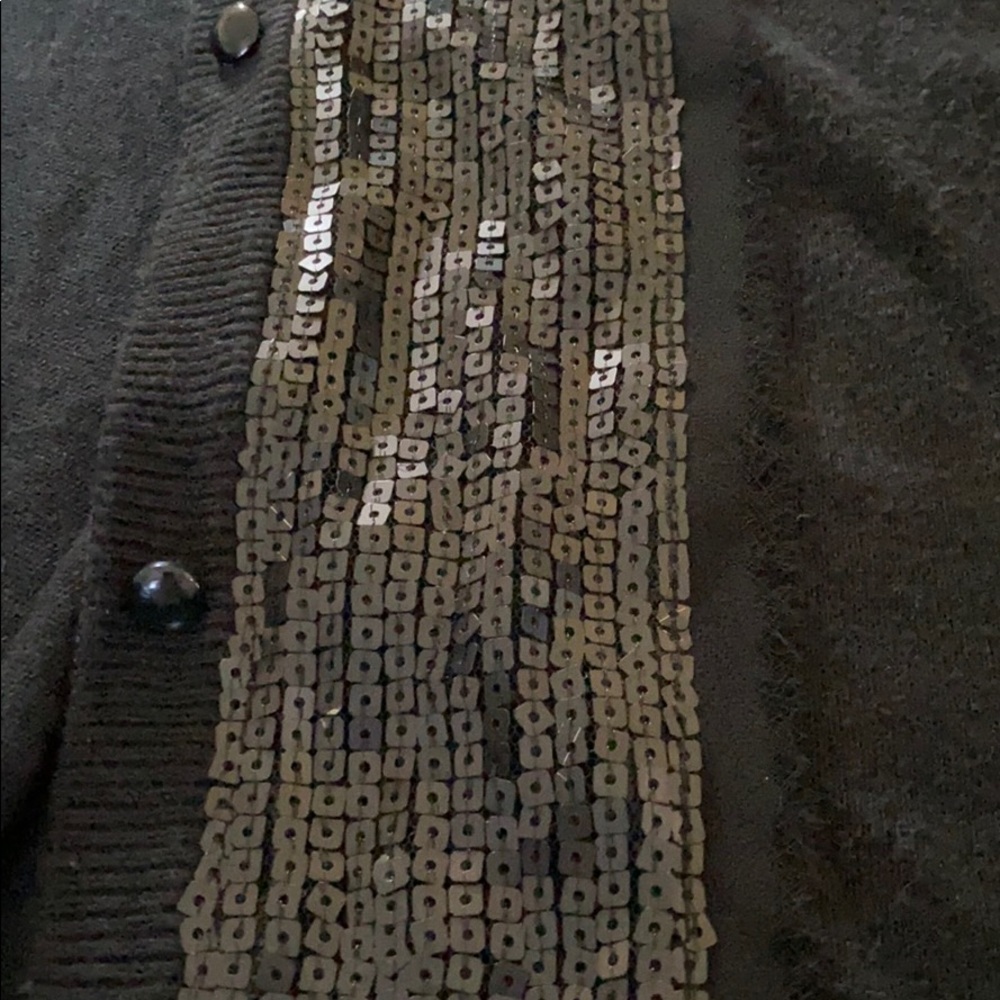 Black sequenced sweater - Picture 2 of 2
